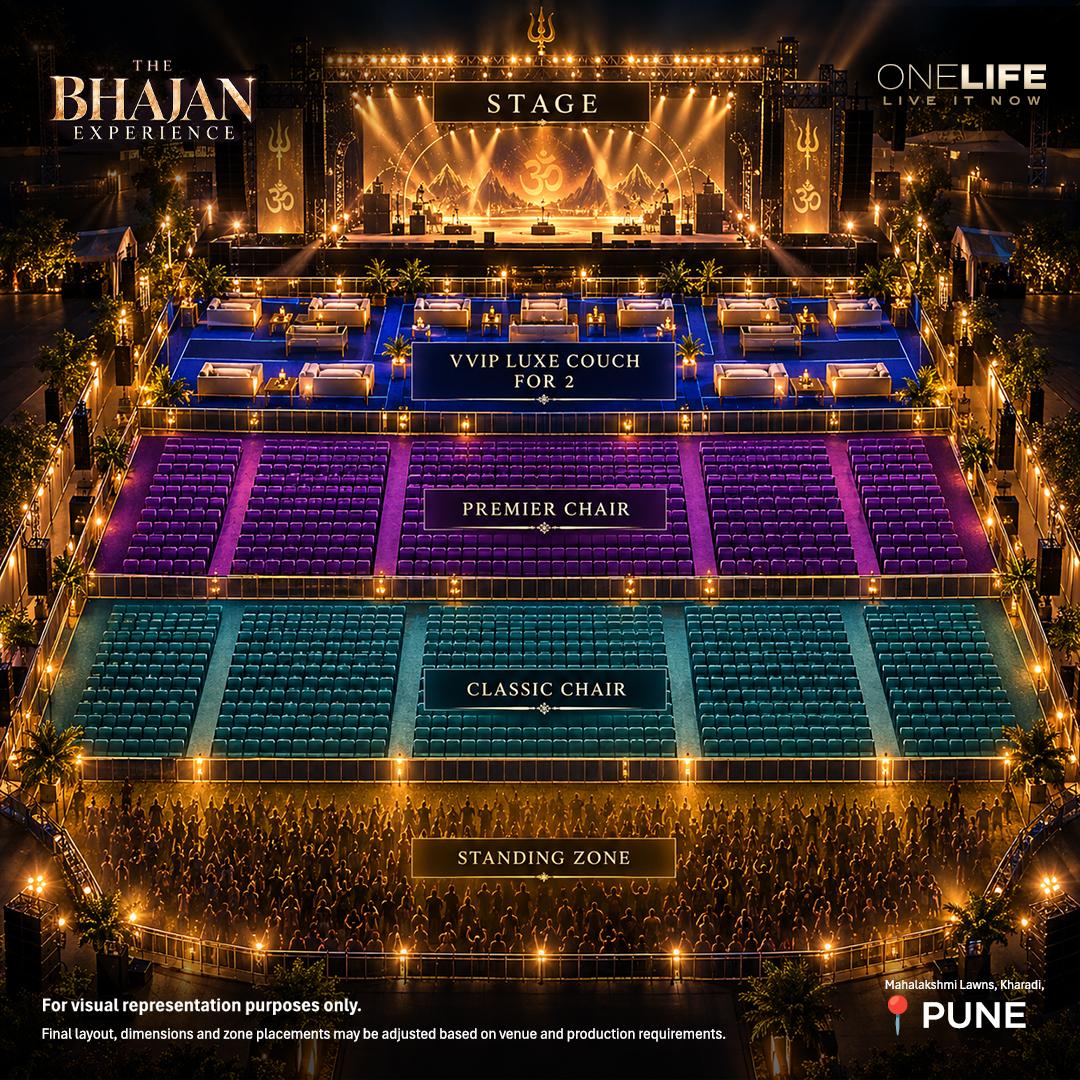THE BHAJAN EXPERIENCE venue layout